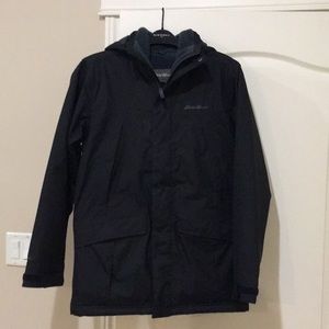 Eddie Bauer Men’s coat with removable hood